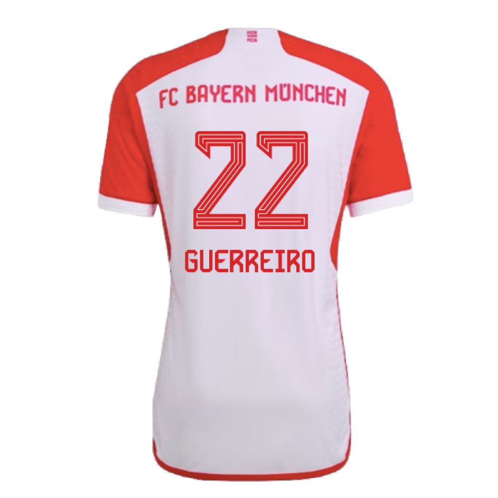 2023-2024 Bayern Munich Authentic Home Shirt (Guerreiro 22)