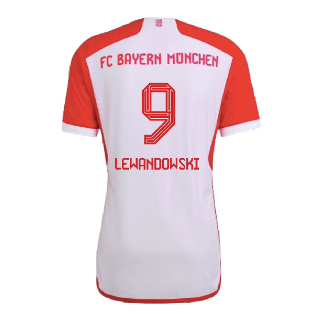 2023-2024 Bayern Munich Authentic Home Shirt (Lewandowski 9)