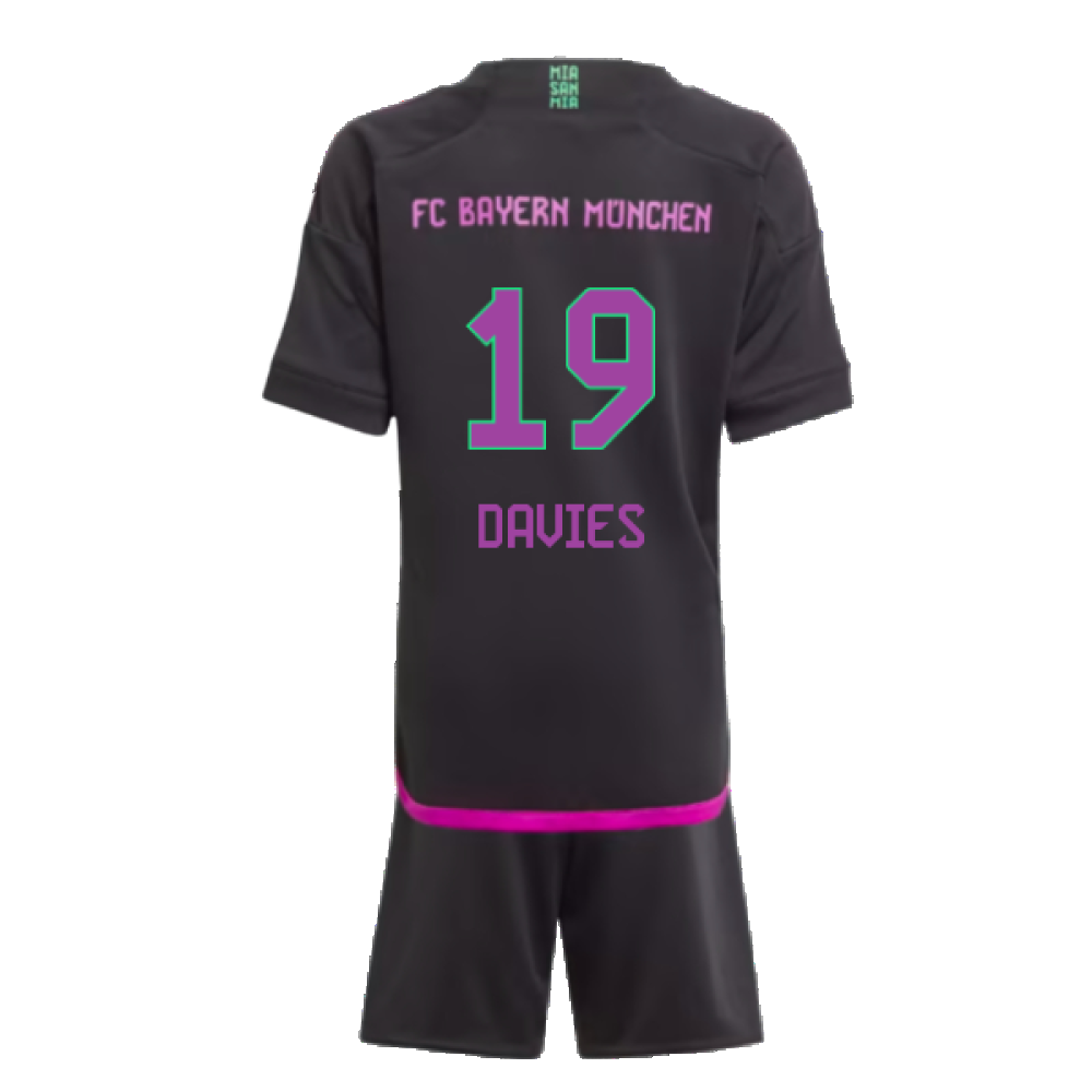 2023-2024 Bayern Munich Away Mini Kit (Davies 19)