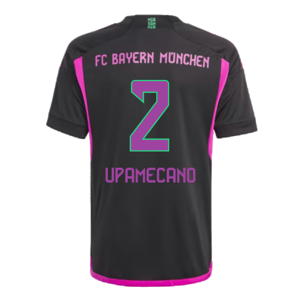 2023-2024 Bayern Munich Away Shirt (Kids) (Upamecano 2)