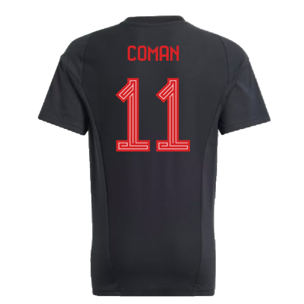 2023-2024 Bayern Munich Core Tee (Black) (Coman 11)