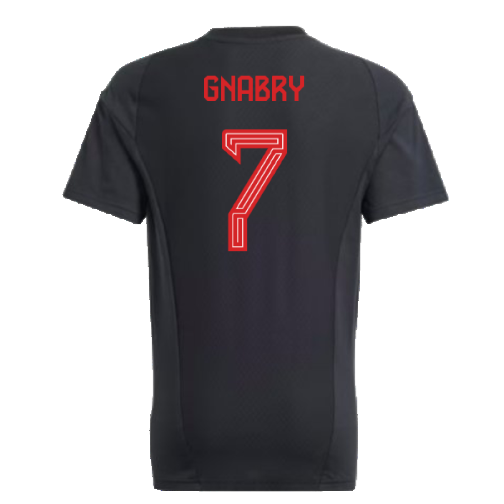 2023-2024 Bayern Munich Core Tee (Black) (Gnabry 7)