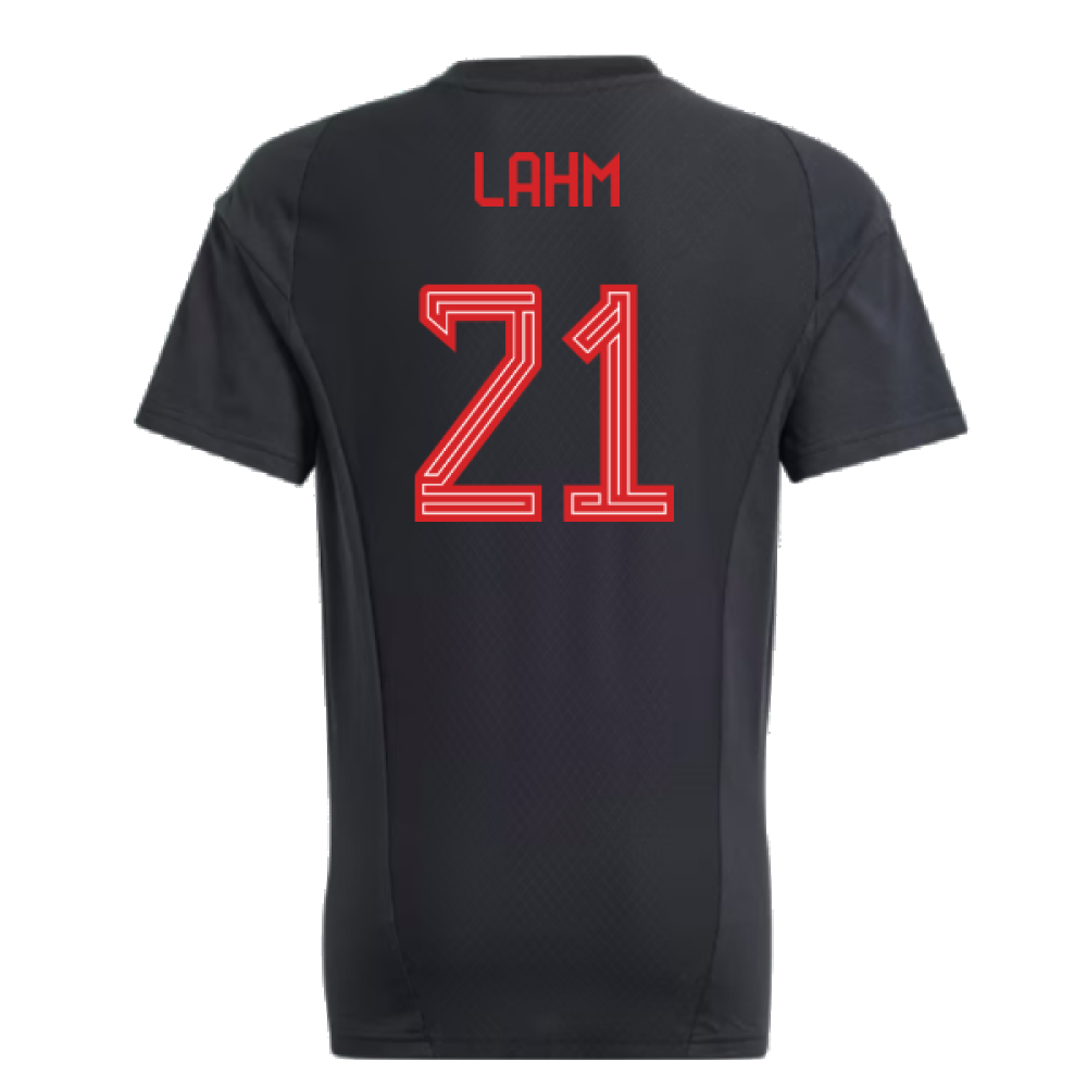 2023-2024 Bayern Munich Core Tee (Black) - Kids (Lahm 21)