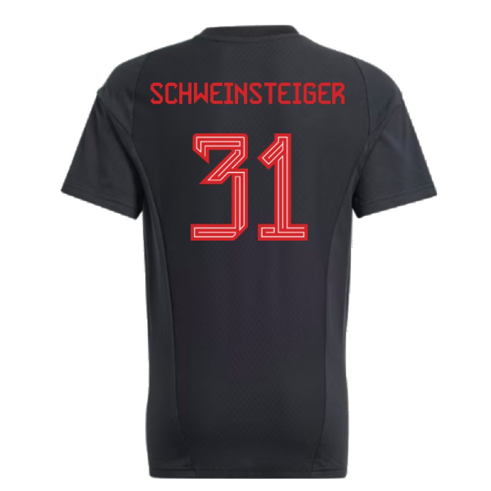 2023-2024 Bayern Munich Core Tee (Black) - Kids (Schweinsteiger 31)