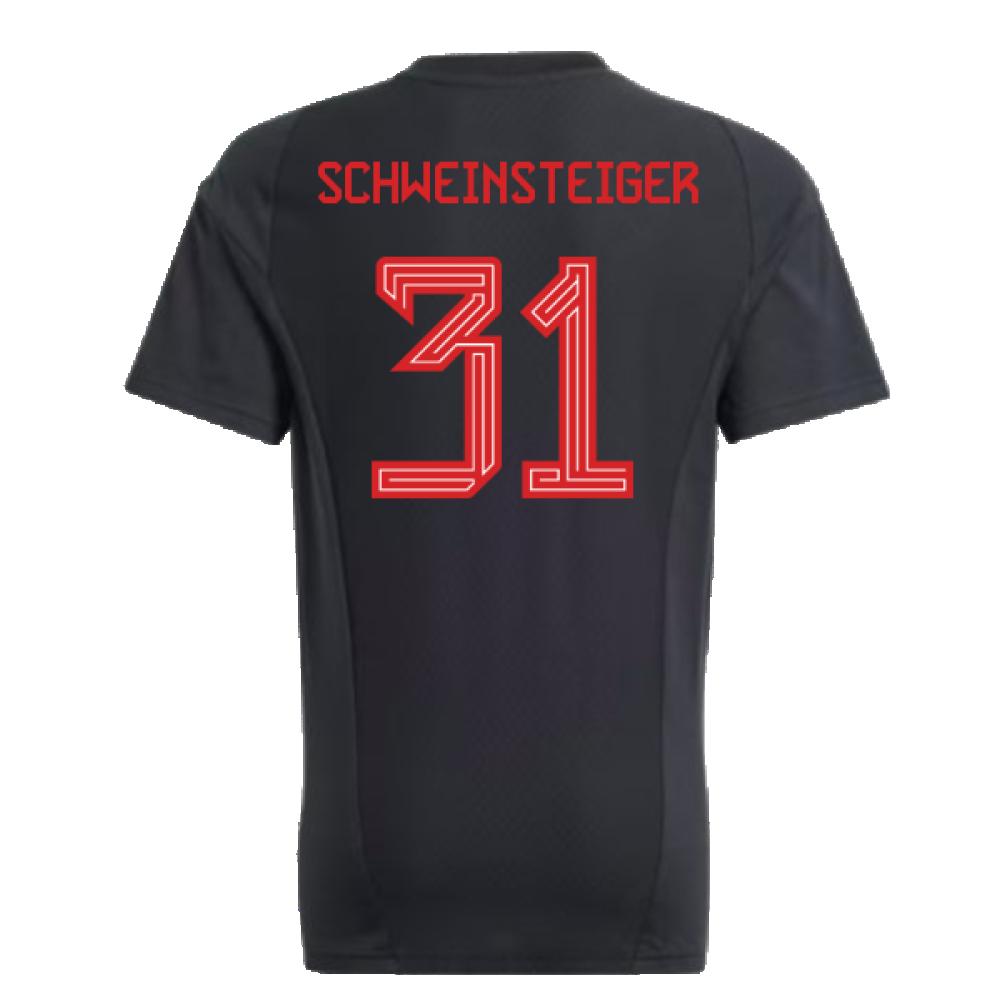 2023-2024 Bayern Munich Core Tee (Black) (Schweinsteiger 31)