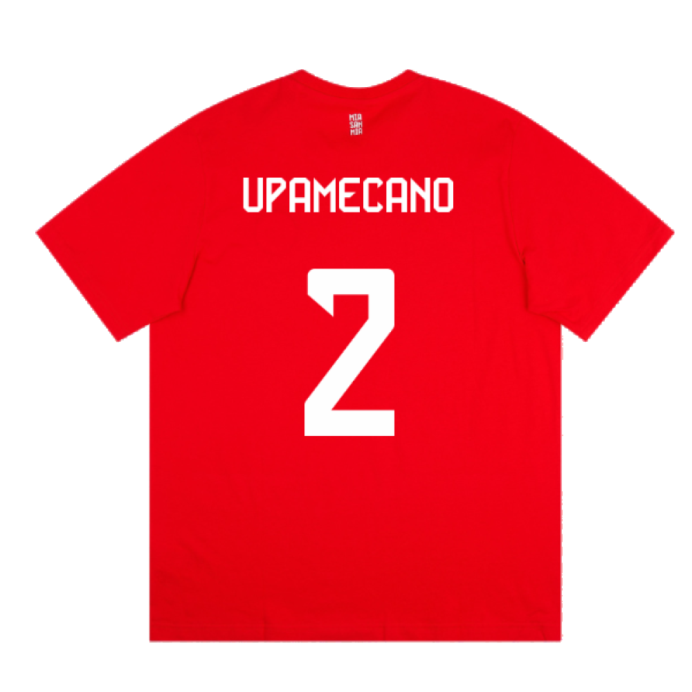 2023-2024 Bayern Munich DNA Tee (Red) (Upamecano 2)