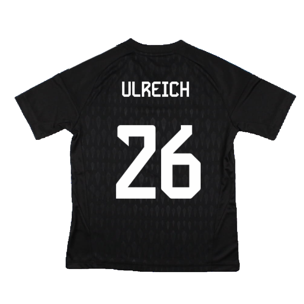 2023-2024 Bayern Munich Goalkeeper Shirt (Black) - Kids (ULREICH 26)