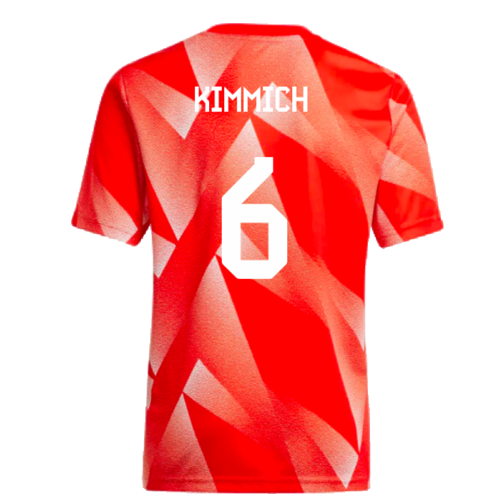 2023-2024 Bayern Munich Pre-Match Shirt (Red) - Kids (Kimmich 6)