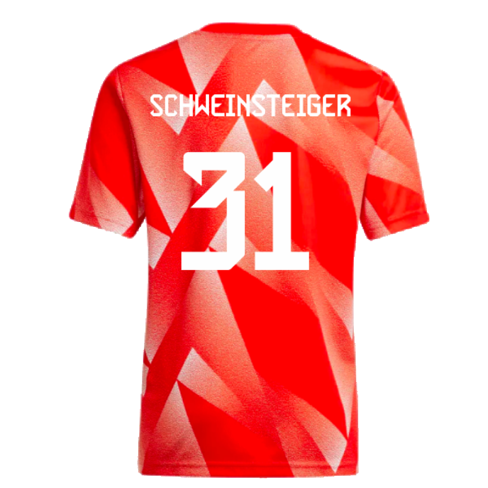 2023-2024 Bayern Munich Pre-Match Shirt (Red) - Kids (Schweinsteiger 31)