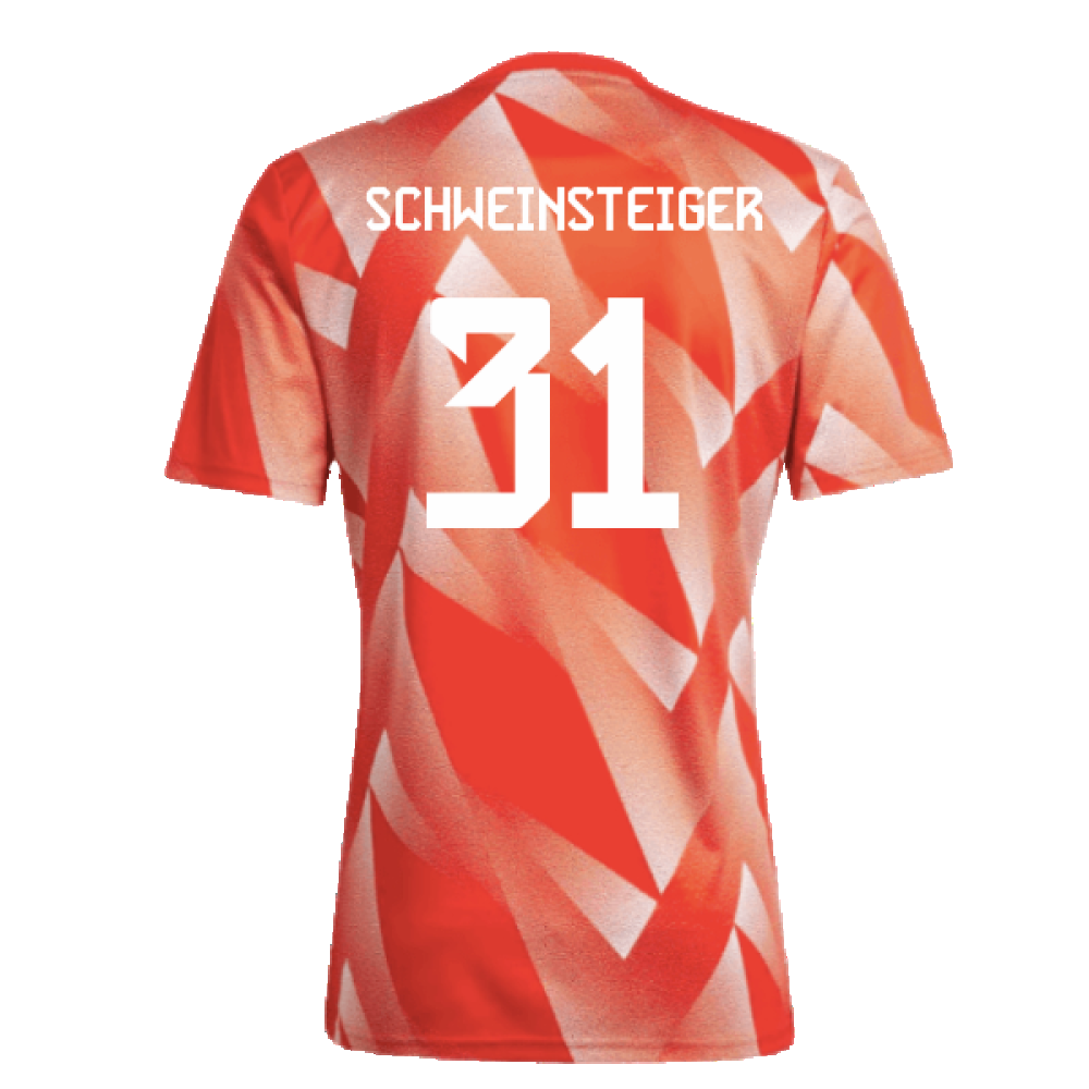 2023-2024 Bayern Munich Pre-Match Shirt (Red) (Schweinsteiger 31)