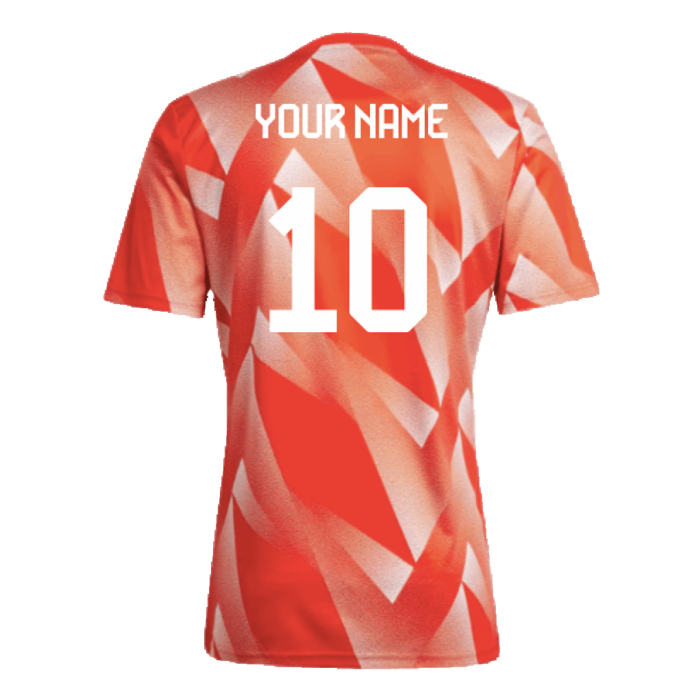 2023-2024 Bayern Munich Pre-Match Shirt (Red) (Your Name)