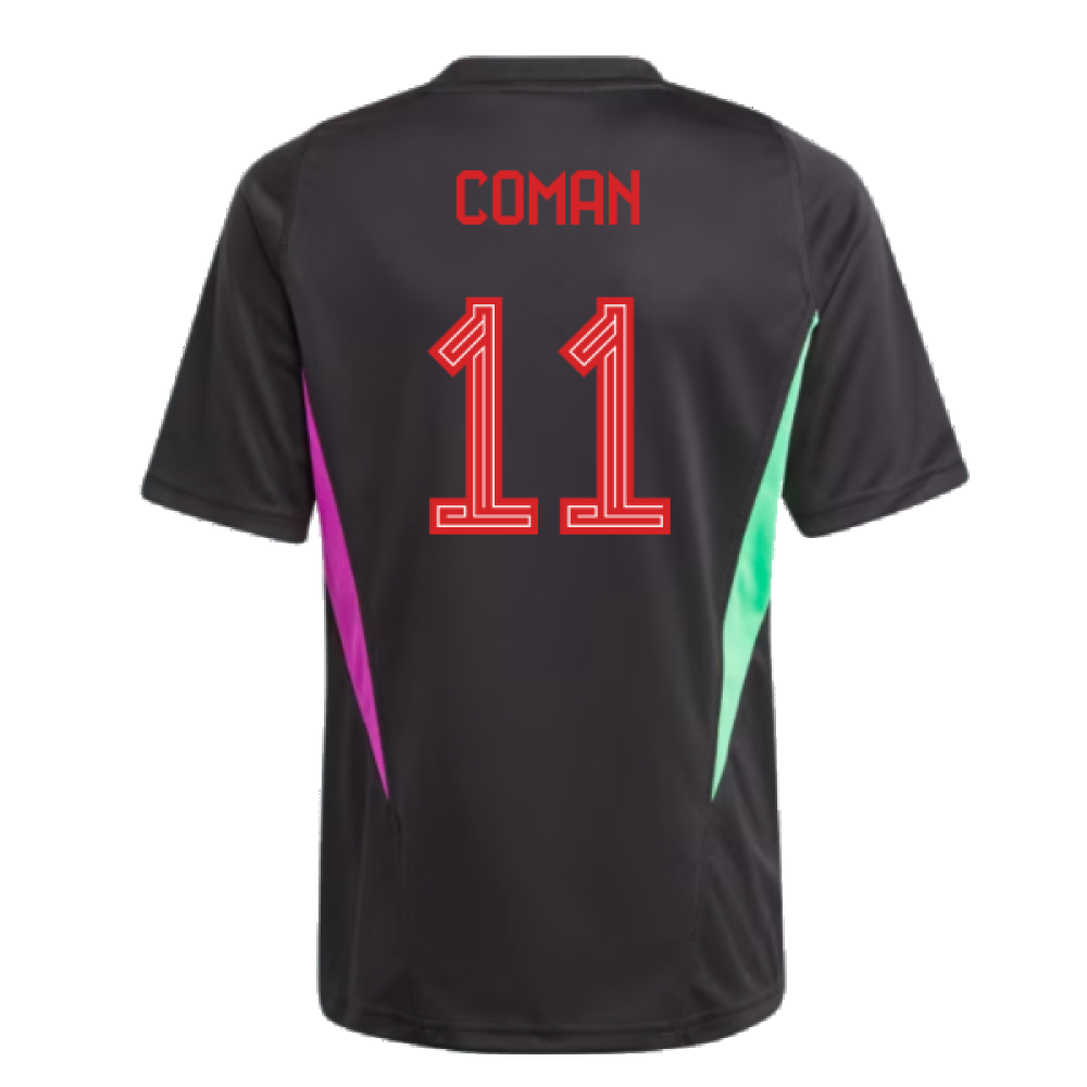 2023-2024 Bayern Munich Training Shirt (Black) - Kids (Coman 11)