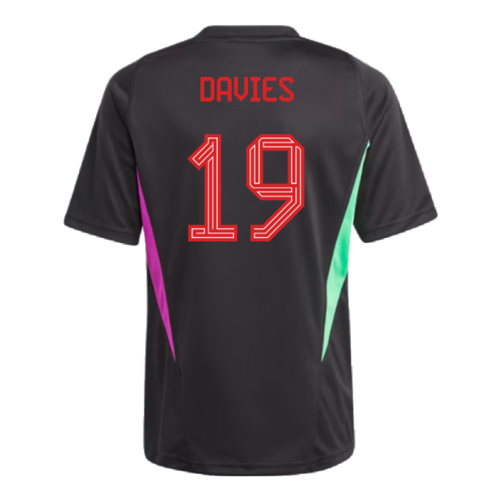 2023-2024 Bayern Munich Training Shirt (Black) - Kids (Davies 19)