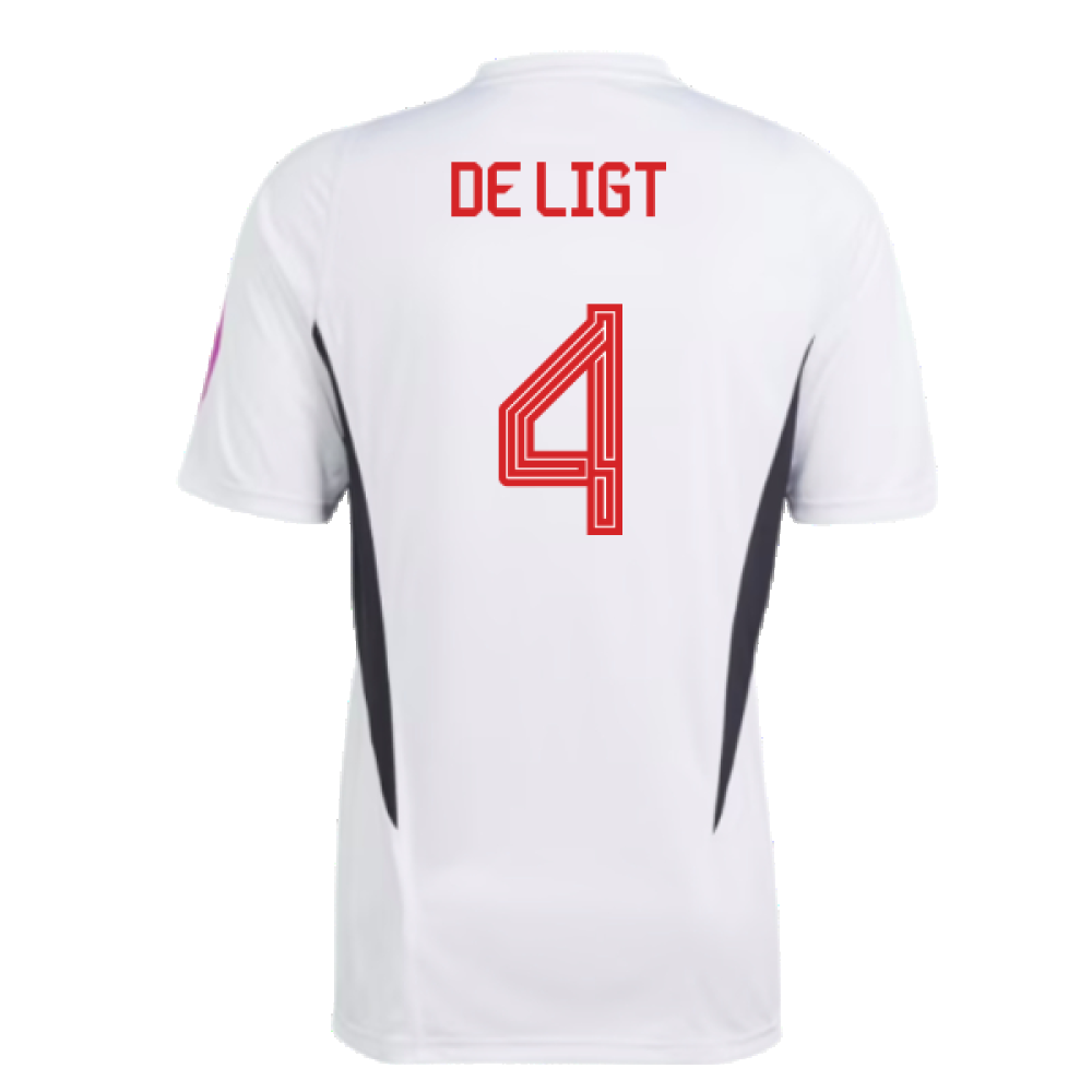 2023-2024 Bayern Munich Training Shirt (White) (De Ligt 4)