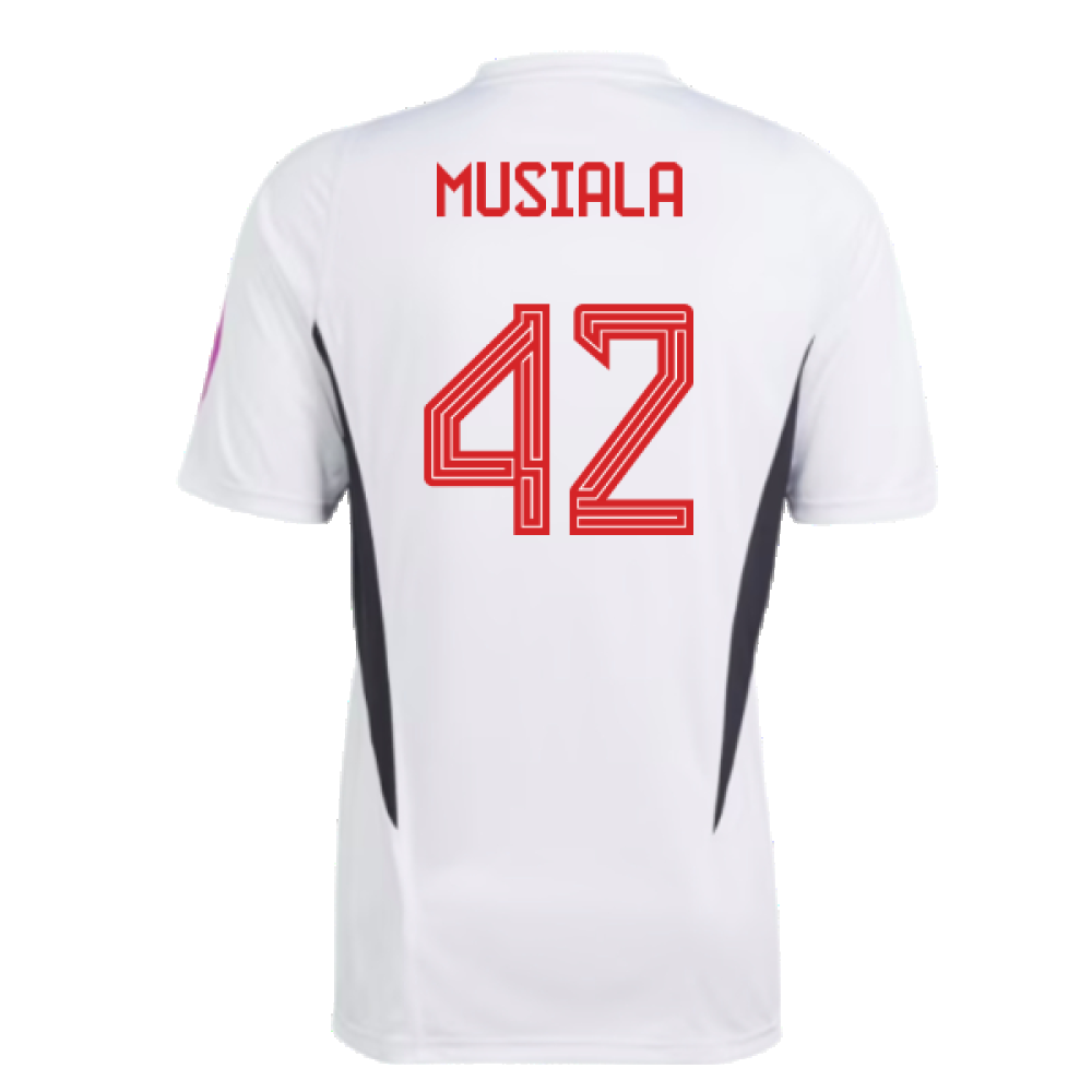 2023-2024 Bayern Munich Training Shirt (White) (Musiala 42)