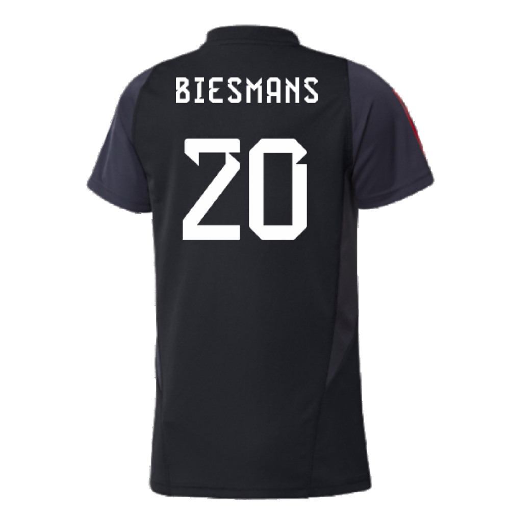 2023-2024 Belgium Training Jersey (Black) - Ladies (Biesmans 20)