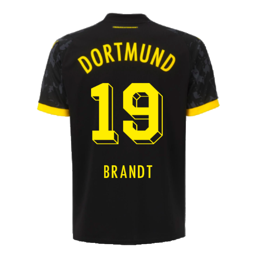 2023-2024 Borussia Dortmund Away Shirt (Brandt 19)