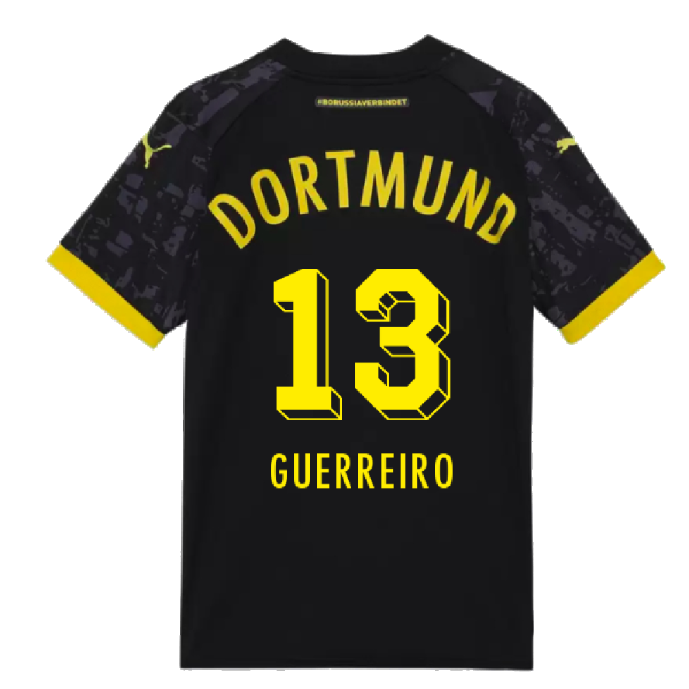 2023-2024 Borussia Dortmund Away Shirt (Kids) (Guerreiro 13)