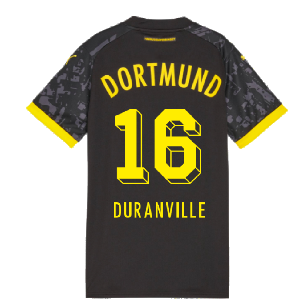 2023-2024 Borussia Dortmund Away Shirt (Ladies) (Duranville 16)