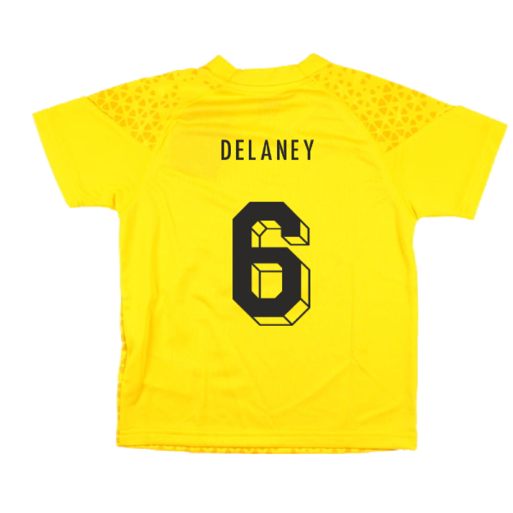 2023-2024 Borussia Dortmund Training Jersey (Yellow) - Kids (Delaney 6)