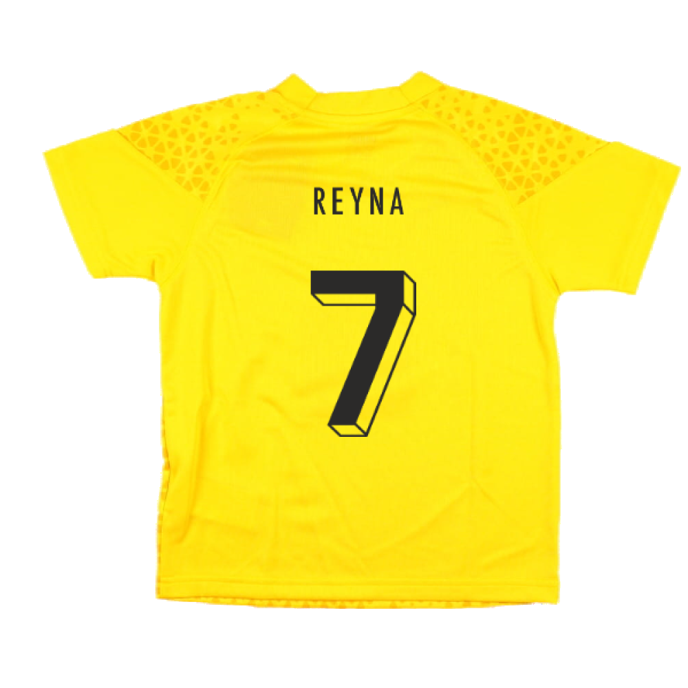 2023-2024 Borussia Dortmund Training Jersey (Yellow) - Kids (Reyna 7)