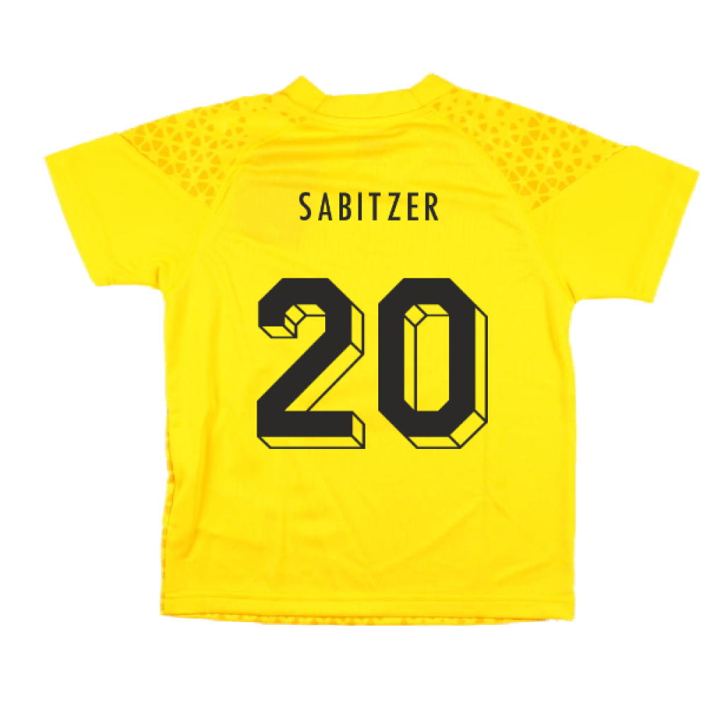 2023-2024 Borussia Dortmund Training Jersey (Yellow) - Kids (Sabitzer 20)