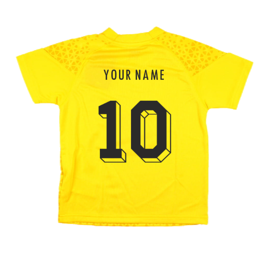 2023-2024 Borussia Dortmund Training Jersey (Yellow) - Kids (Your Name)