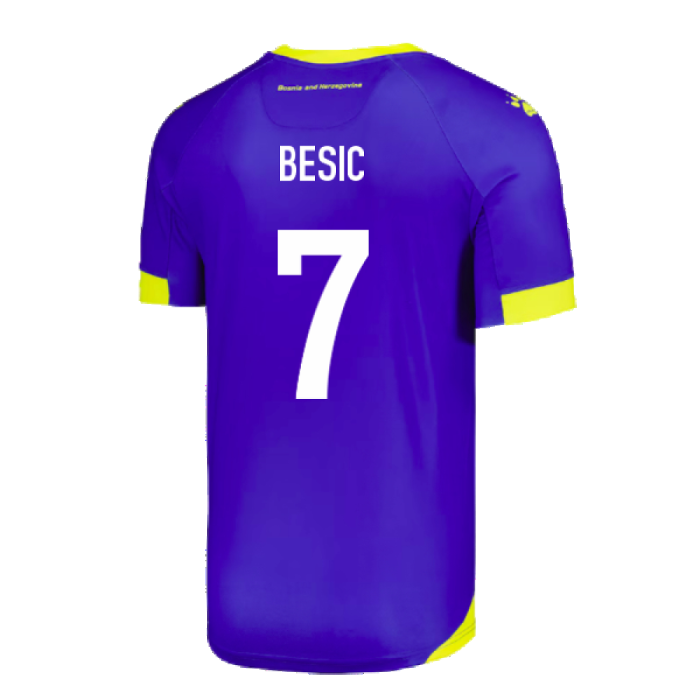 2023-2024 Bosnia & Herzegovina Home Shirt (Besic 7)