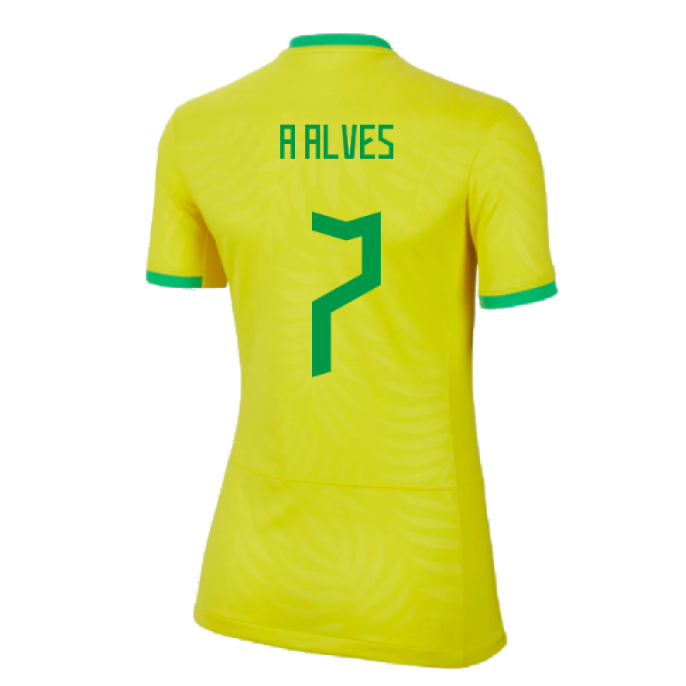 2023-2024 Brazil WWC Home Shirt (Ladies) (A Alves 7)