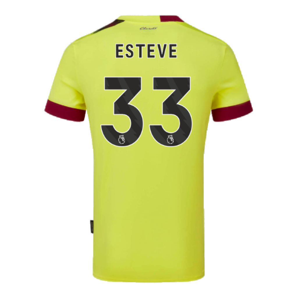 2023-2024 Burnley Away Shirt (Kids) (Esteve 33)