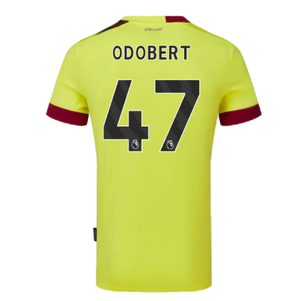 2023-2024 Burnley Away Shirt (Kids) (Odobert 47)