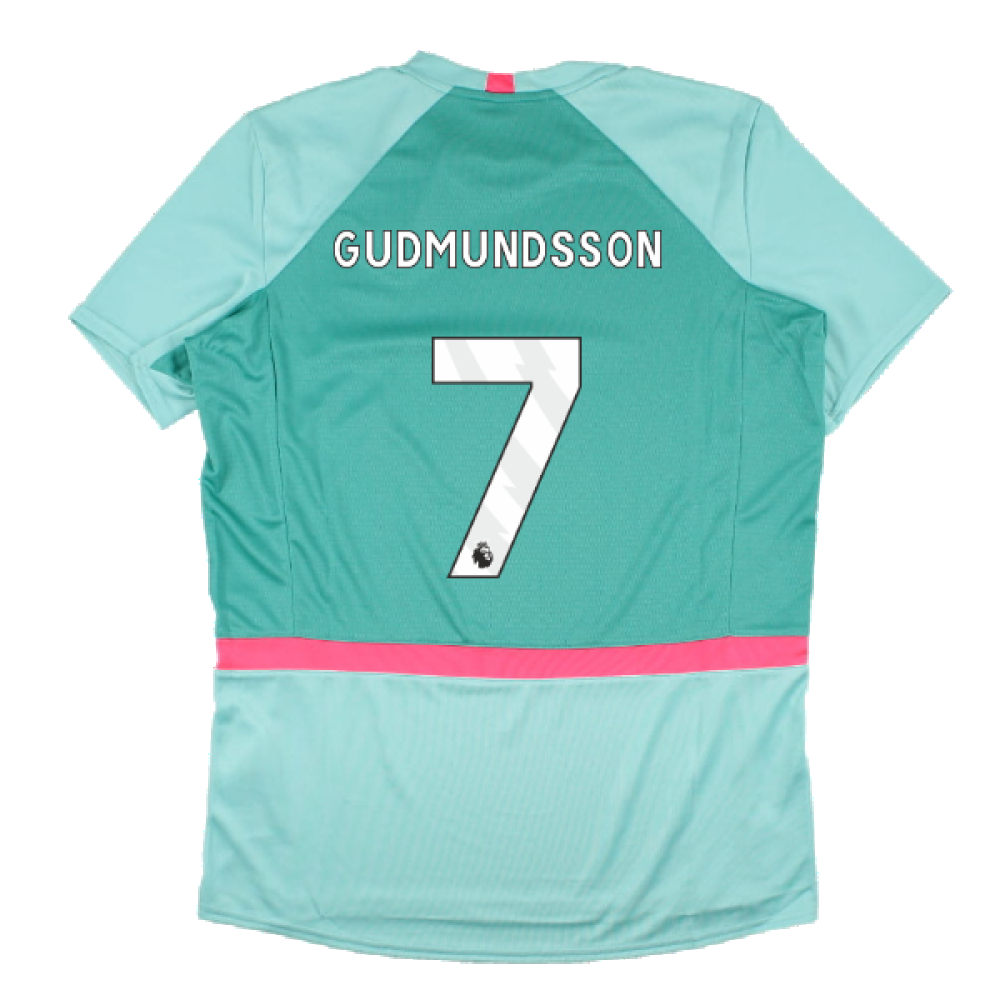 2023-2024 Burnley Training Jersey (Aqua) (GUDMUNDSSON 7)