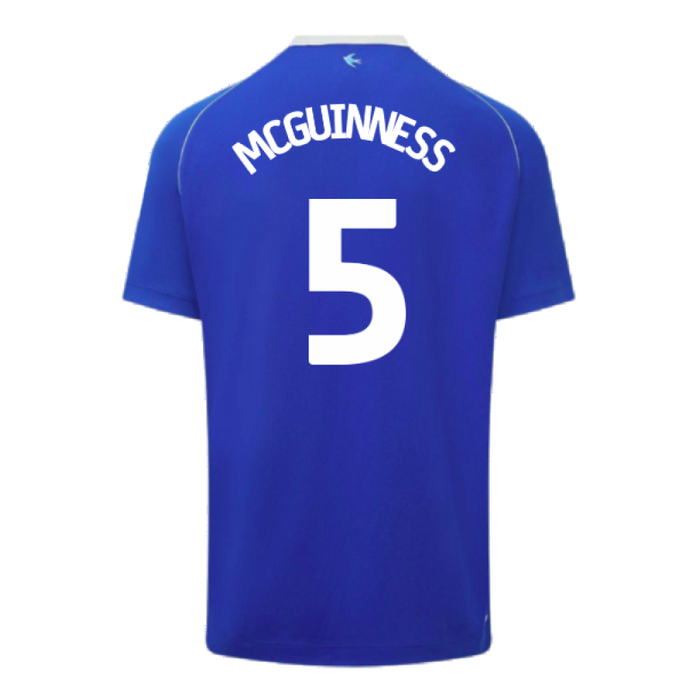 2023-2024 Cardiff City Home Shirt (McGuinness 5)