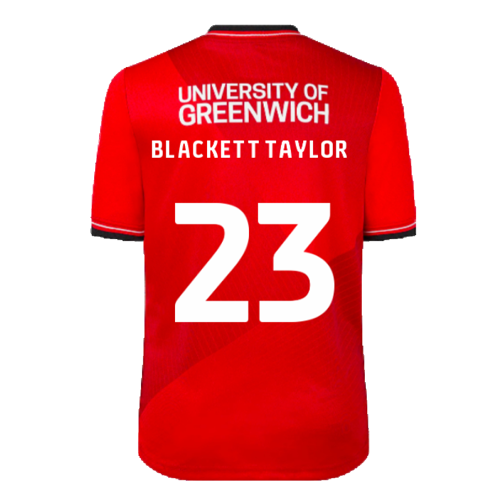 2023-2024 Charlton Athletic Home Shirt (Kids) (Blackett Taylor 23)