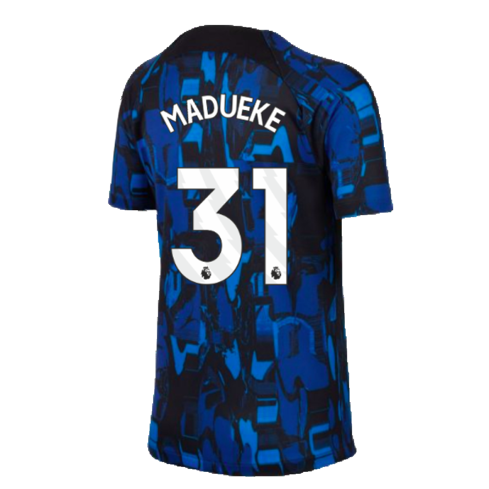 2023-2024 Chelsea Academy Pro Tee (Blue) - Kids (MADUEKE 11)