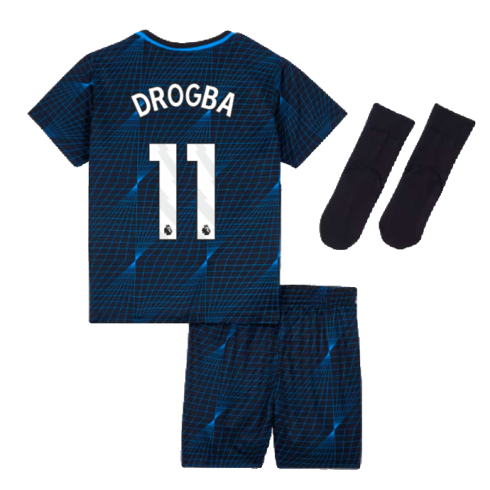 2023-2024 Chelsea Away Baby Kit (DROGBA 11)