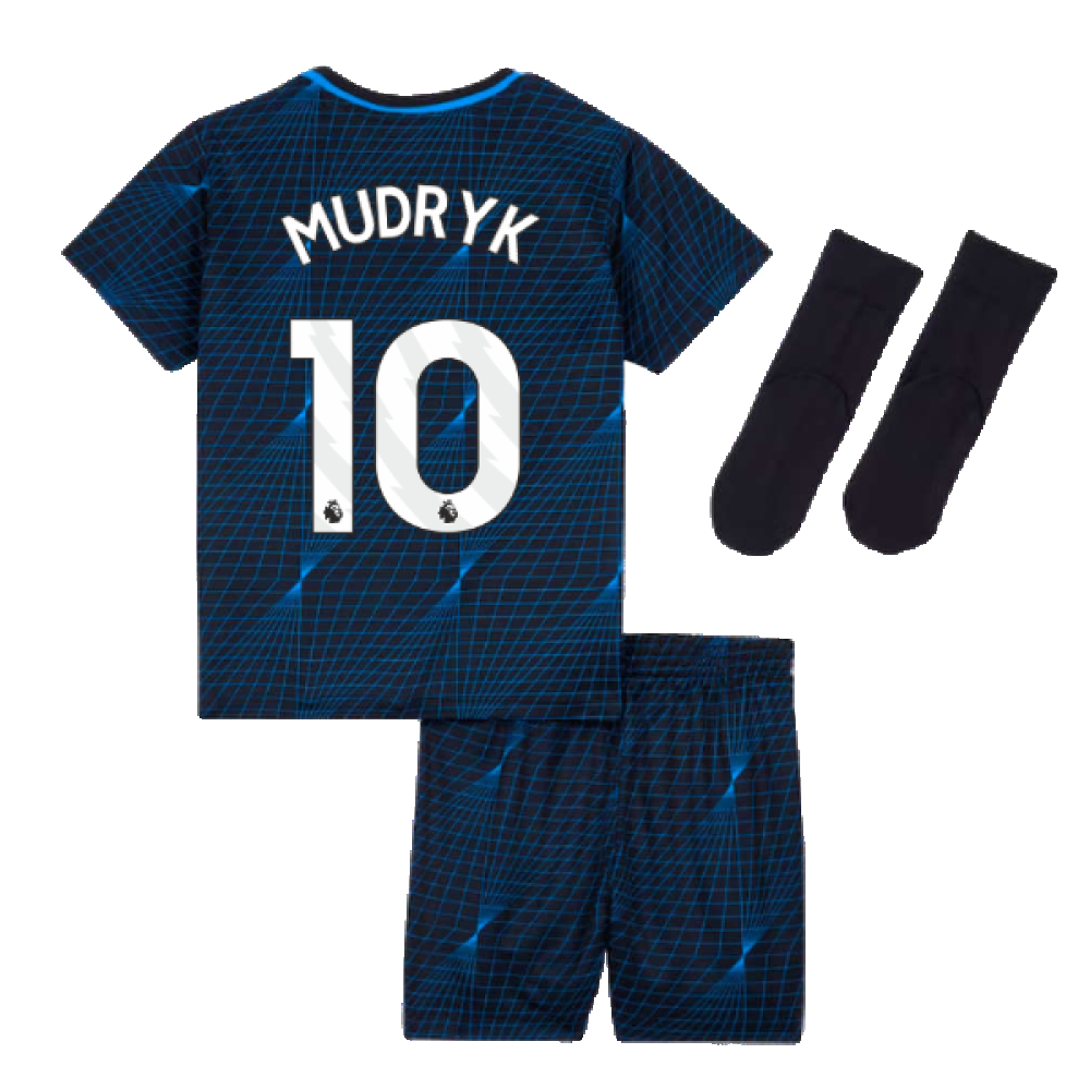 2023-2024 Chelsea Away Baby Kit (MUDRYK 10)