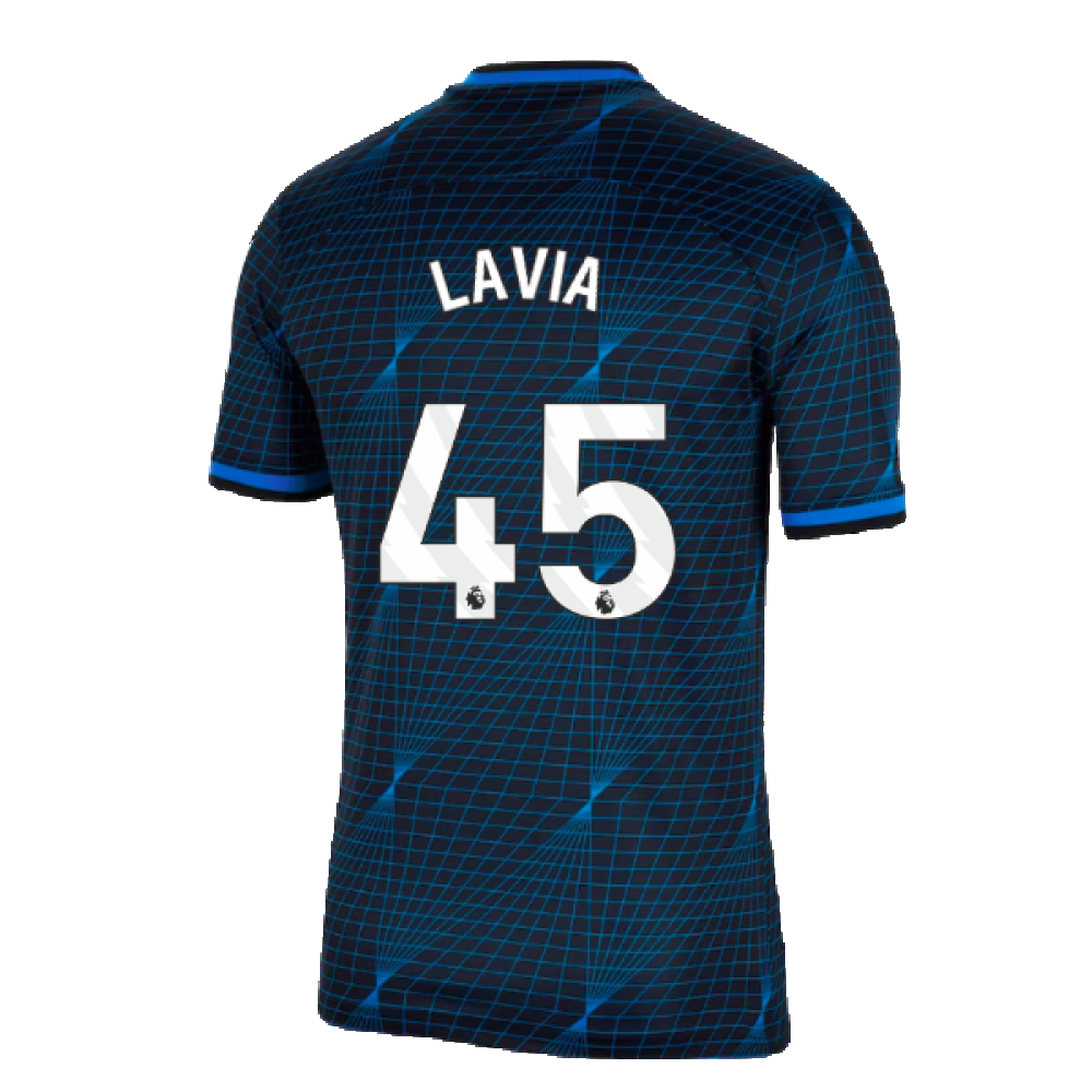 2023-2024 Chelsea Away Football Shirt (Lavia 45)