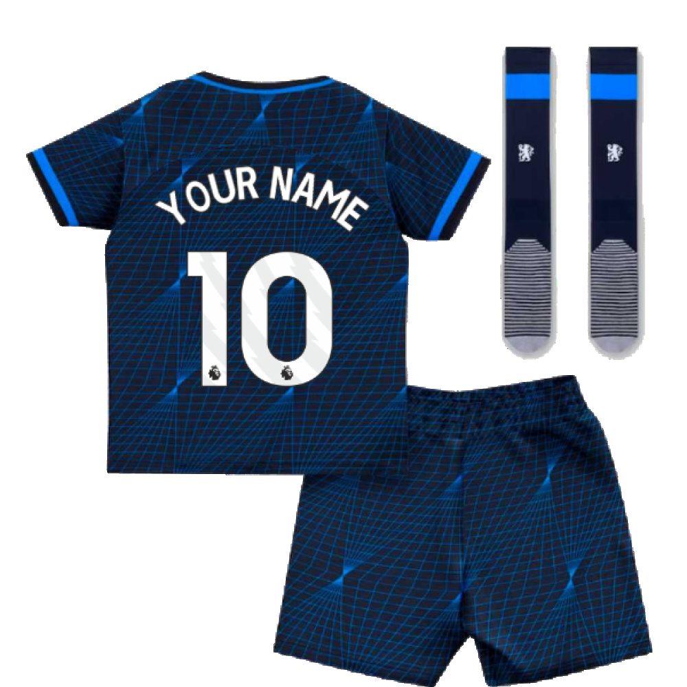 2023-2024 Chelsea Away Mini Kit (Your Name)