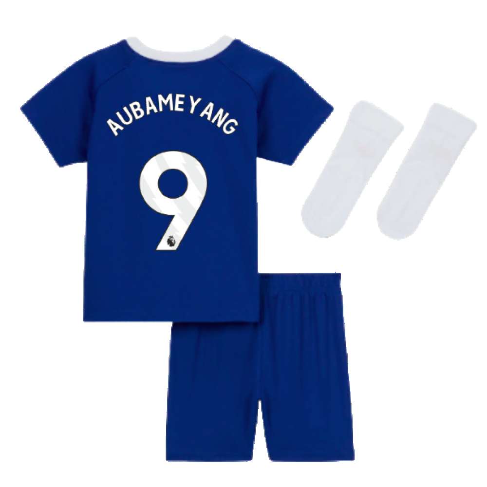 2023-2024 Chelsea Home Baby Kit (AUBAMEYANG 9)