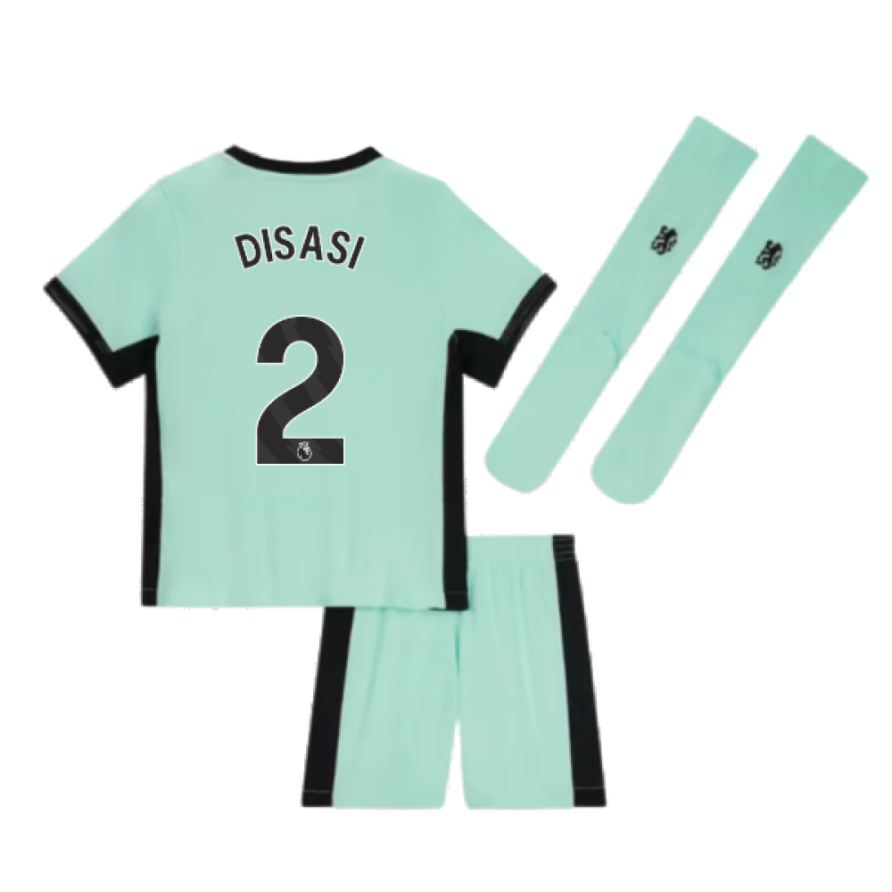 2023-2024 Chelsea Little Boys Third Mini Kit (Disasi 2)