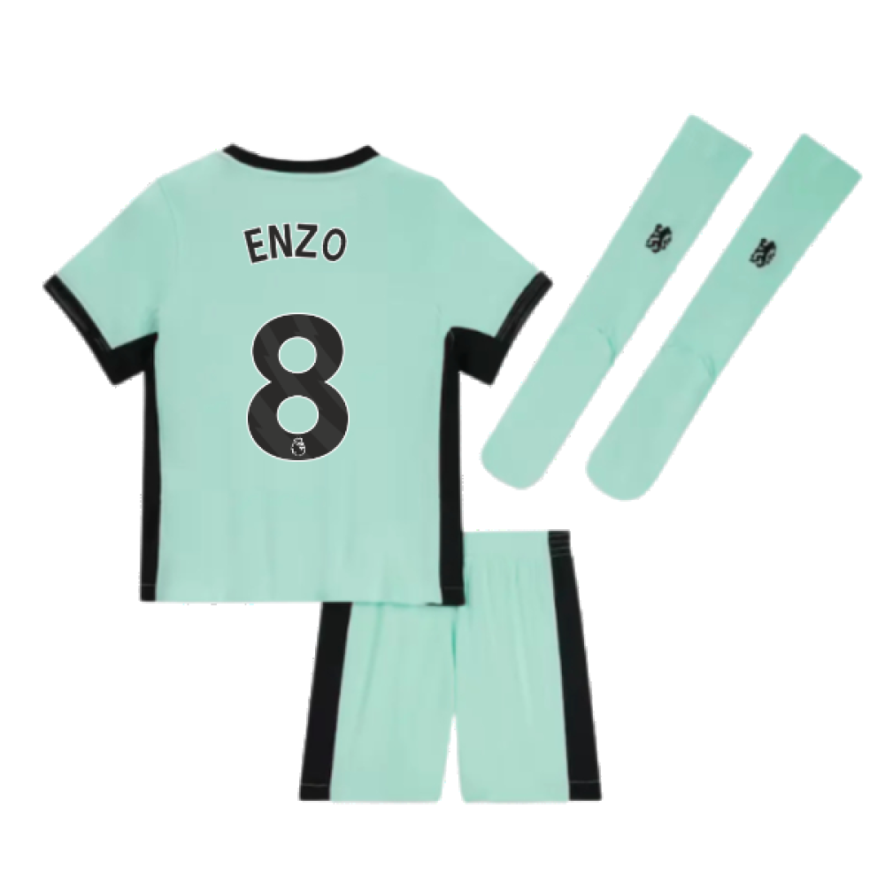 2023-2024 Chelsea Little Boys Third Mini Kit (ENZO 8)