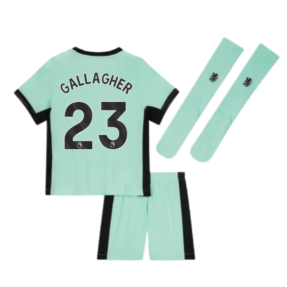 2023-2024 Chelsea Little Boys Third Mini Kit (GALLAGHER 23)