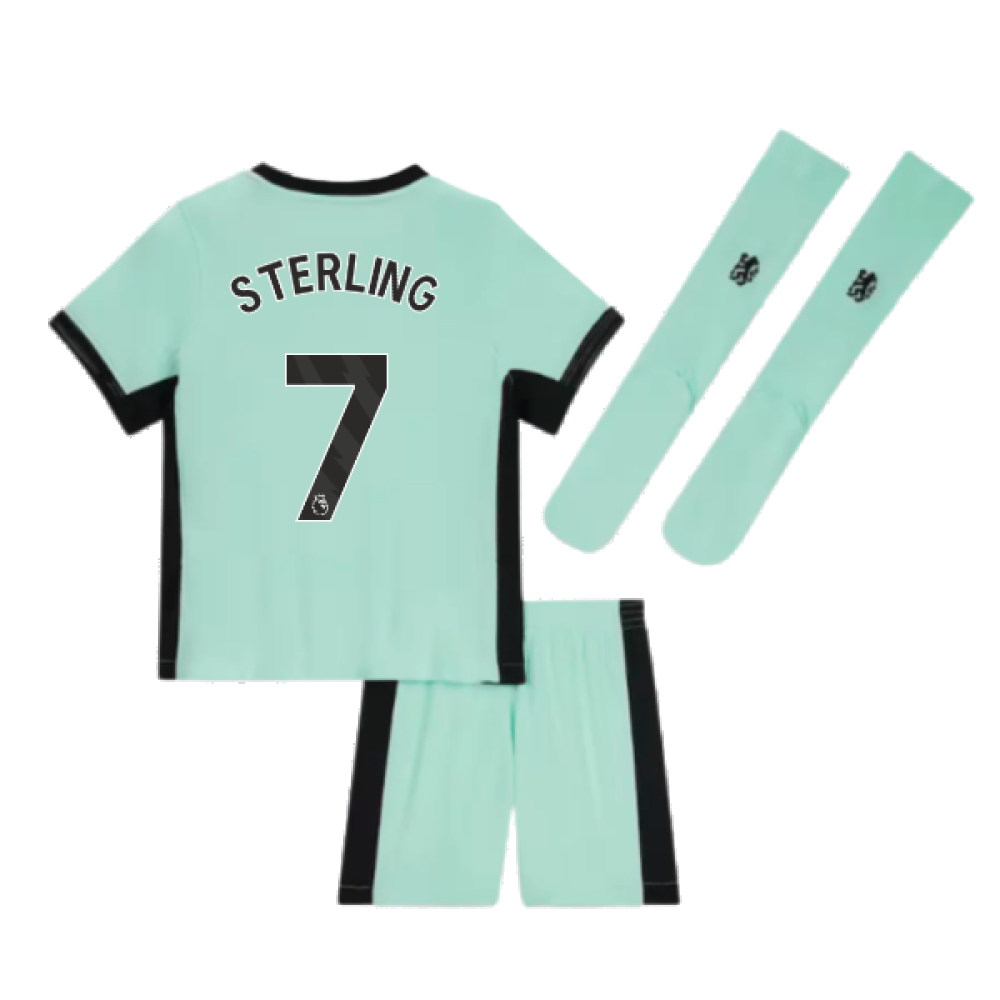 2023-2024 Chelsea Little Boys Third Mini Kit (STERLING 7)