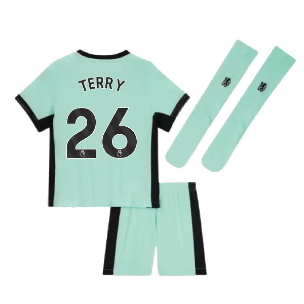 2023-2024 Chelsea Little Boys Third Mini Kit (TERRY 26)