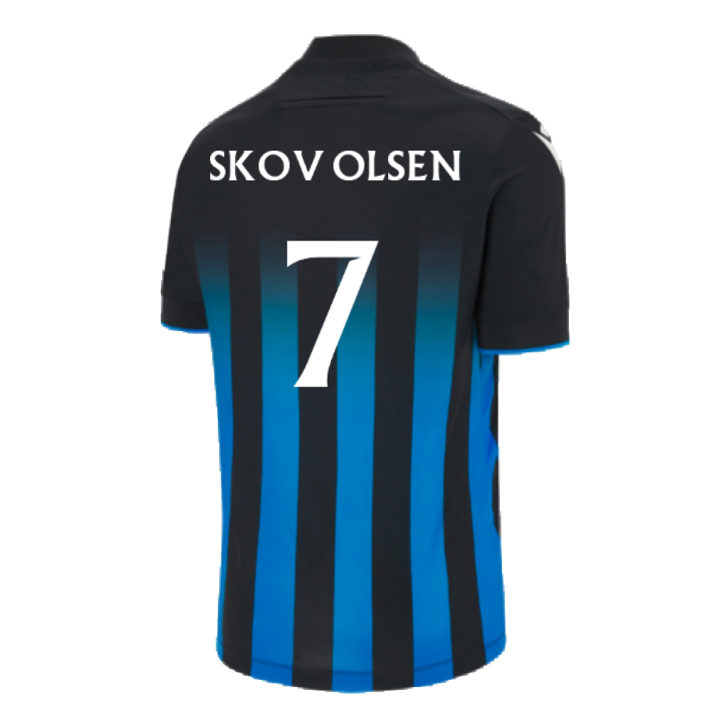 2023-2024 Club Bruuge Authentic Home Shirt (SKOV OLSEN 7)