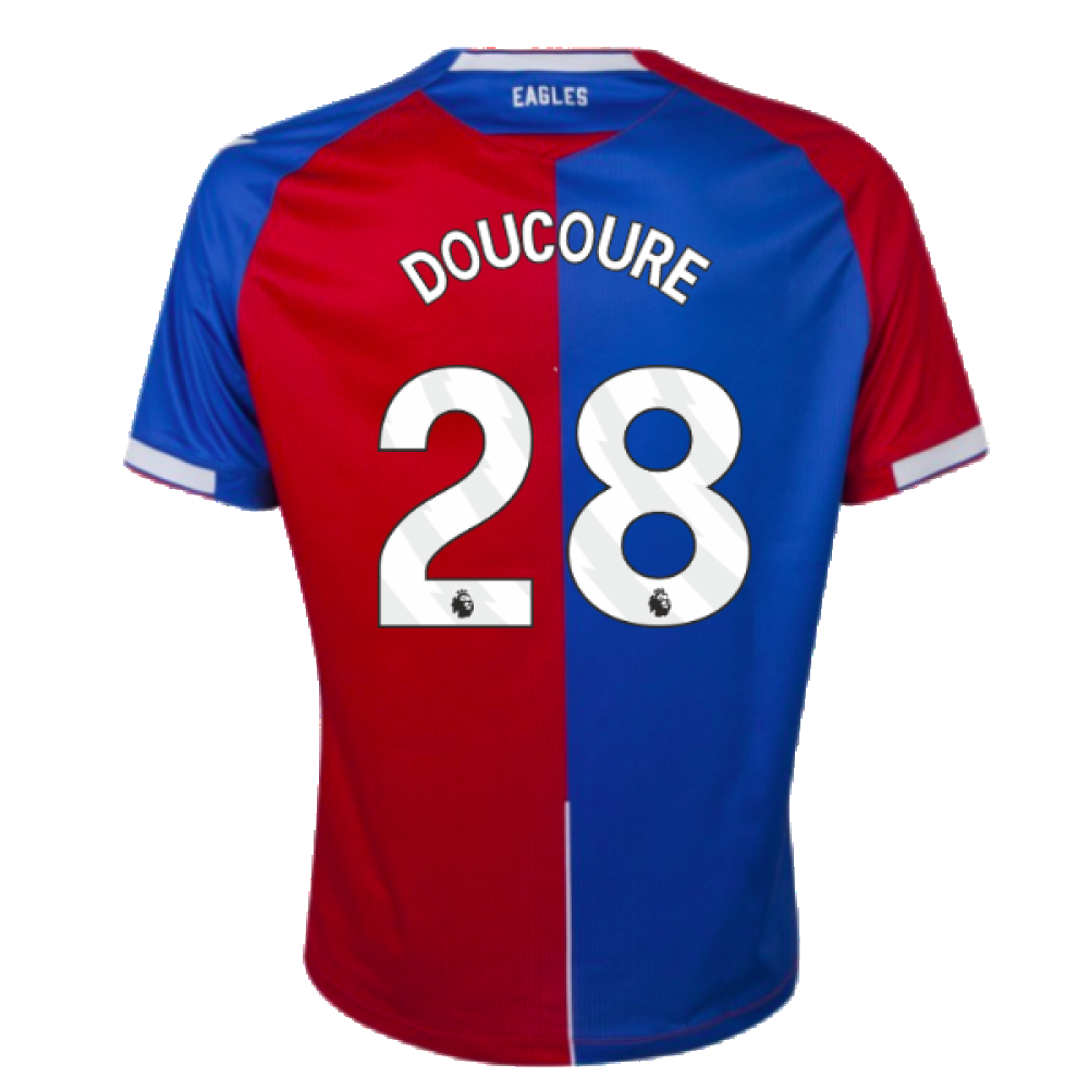 2023-2024 Crystal Palace Home Shirt (Kids) (DOUCOURE 28)