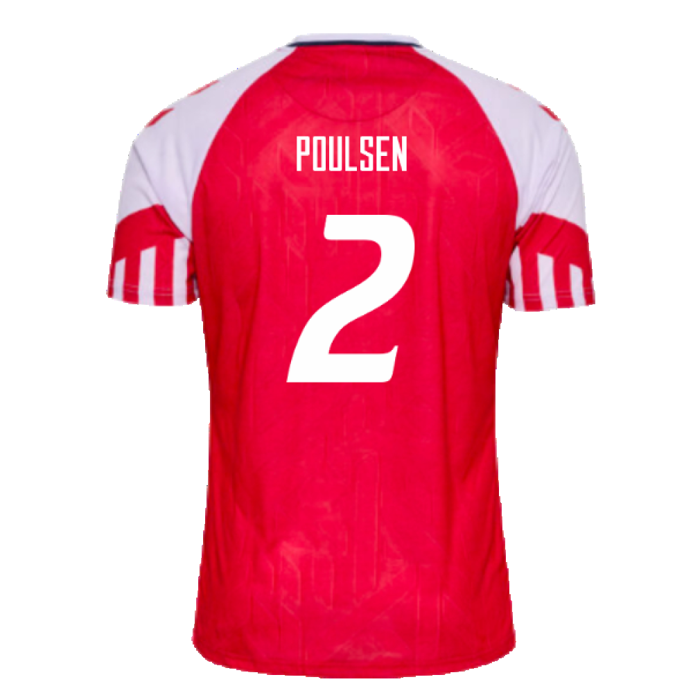 2023-2024 Denmark Home Shirt (POULSEN 2)