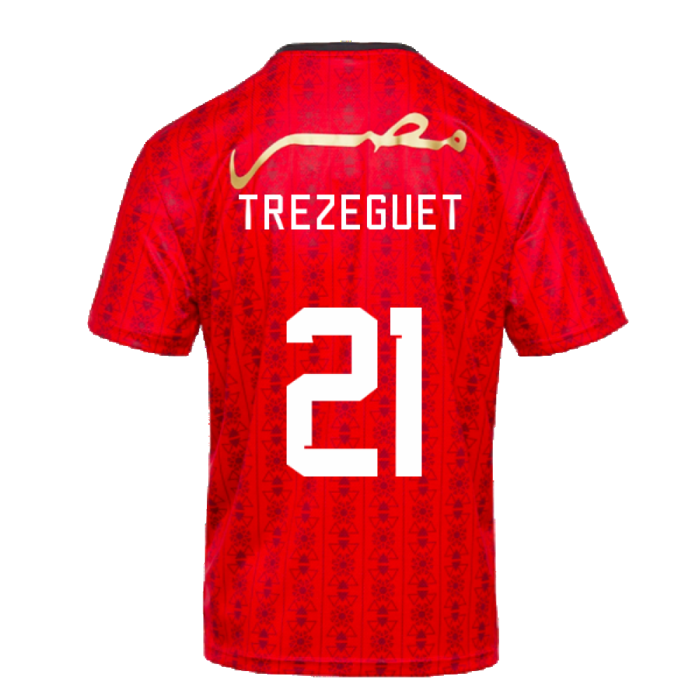 2023-2024 Egypt FtblCulture Jersey (Red) (TREZEGUET 21)