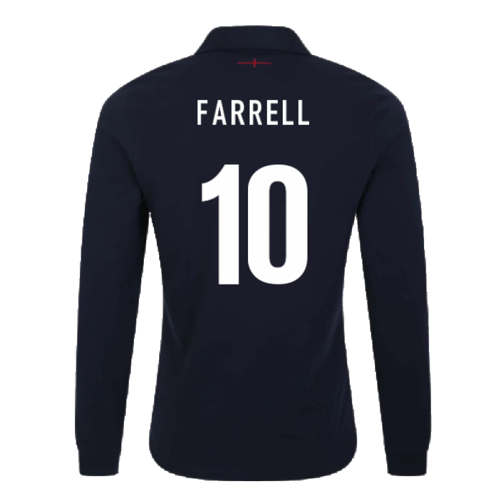 2023-2024 England Rugby Alternate LS Classic Jersey (Farrell 10)